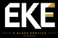 E Klass Exotics EKE logo wordmark